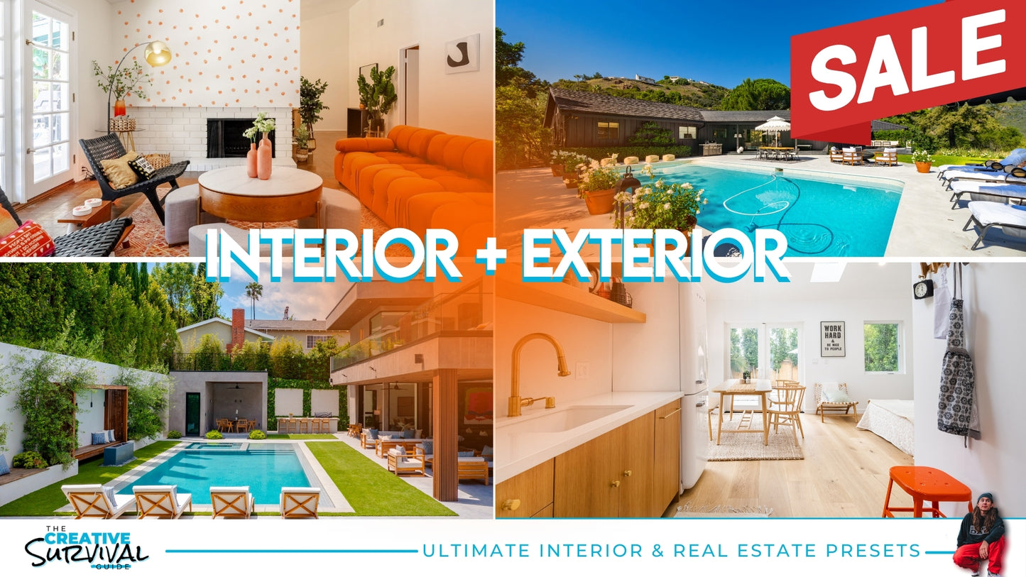 Ultimate HDR Real Estate & Interior Design Bundle Presets by Cole Connor - 15 Presets (Desktop And Mobile)