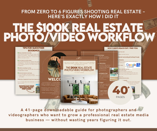 The $100K Real Estate Photo & Video Workflow 💼📸💰
